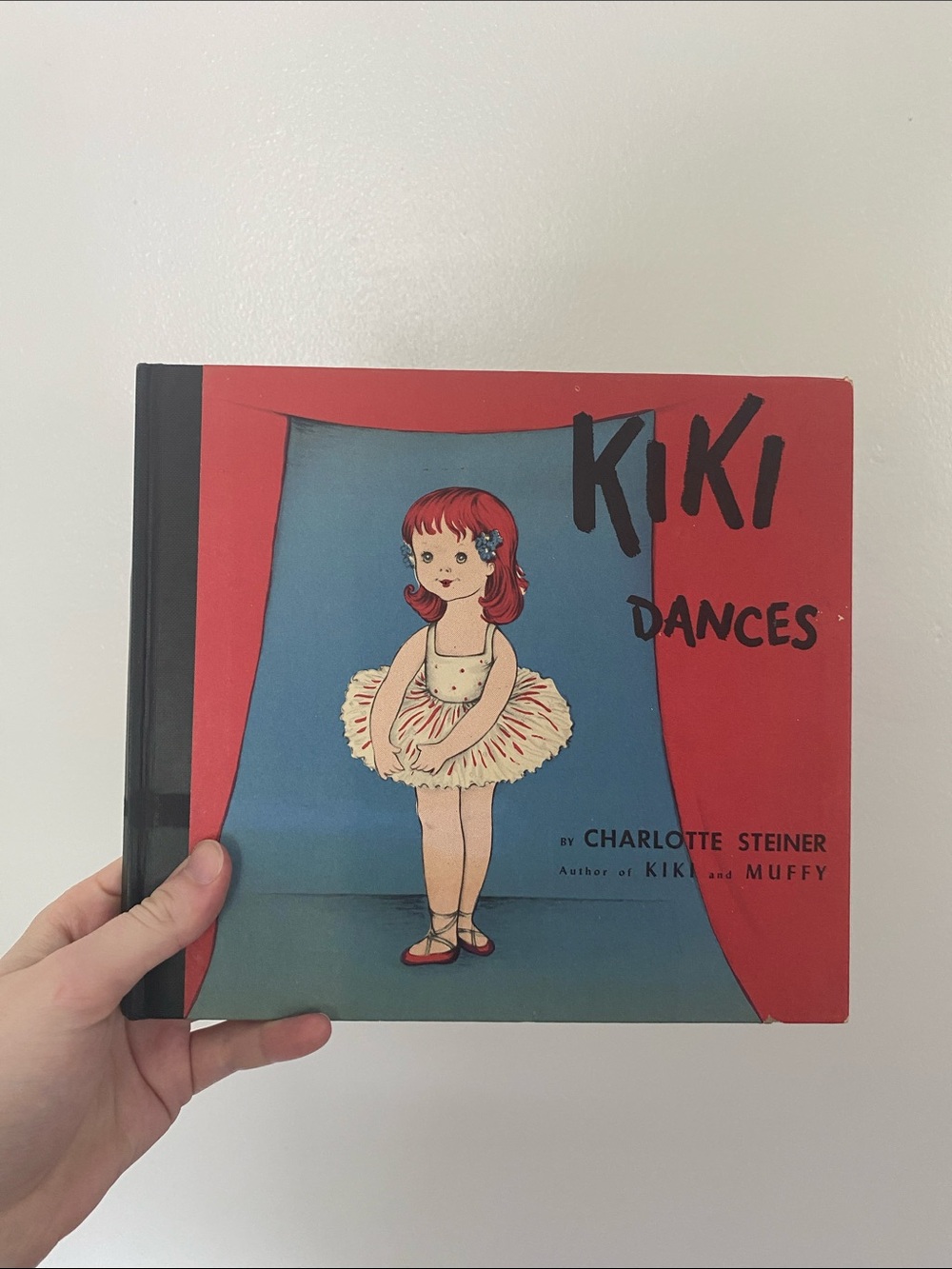 Kiki Dances Illustrated Kids Dance Book - Red and Blue Cover